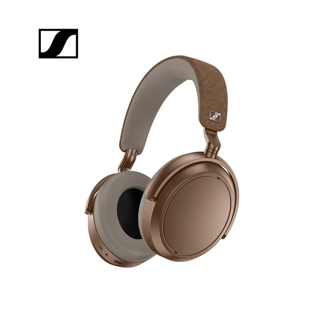 【SENNHEISER 森海塞爾】MOMENTUM 4 Wireless 主動降噪耳罩式藍牙耳機 咖啡色