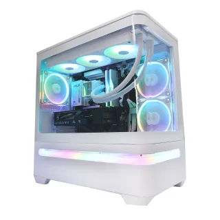 【華碩平台】U9廿四核RTX 5060{焰神武裝}水冷電競機(Ultra 9 285K/B860/64G D5/1TB/WiFi6E)