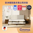 【德國Emma】Hybrid獨立筒床墊+保潔墊+記憶枕套組 雙人加大(歐洲獲獎獨立筒 100天試睡)