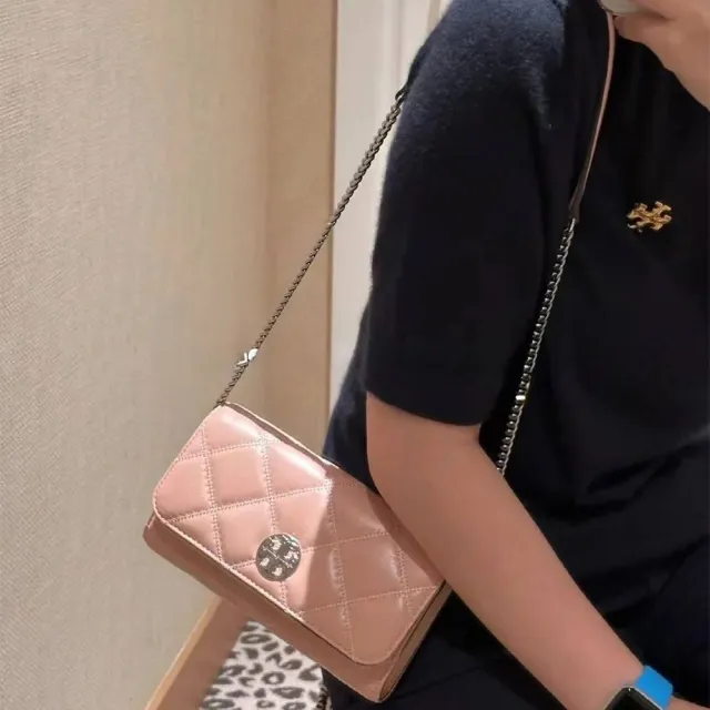 【TORY BURCH】TB Willa 經典WOC小香風小款三色可選斜背包(贈原廠防塵袋紙袋送禮)