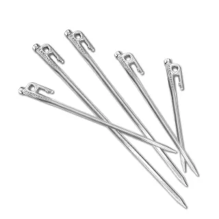 【Campingmoon 柯曼】420不鏽鋼營釘26CM_10入組(悠遊戶外)