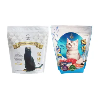【Catpool 貓侍】天然無穀貓糧1.5KG-雞鴨、六種魚-綜合2包組(白貓侍x1+藍貓侍x1)