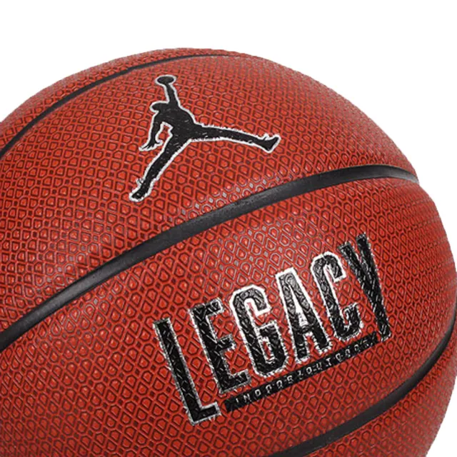 【NIKE 耐吉】籃球 JORDAN LEGACY 2.0 8P 7號球 J100825385507琥珀(耐磨 排汗 超細纖維 深溝 抓地力)