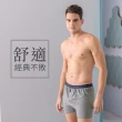 【Sun Flower三花】3件組五片式針織平口褲(純棉男四角內褲 四角褲 男內褲 多色任選)