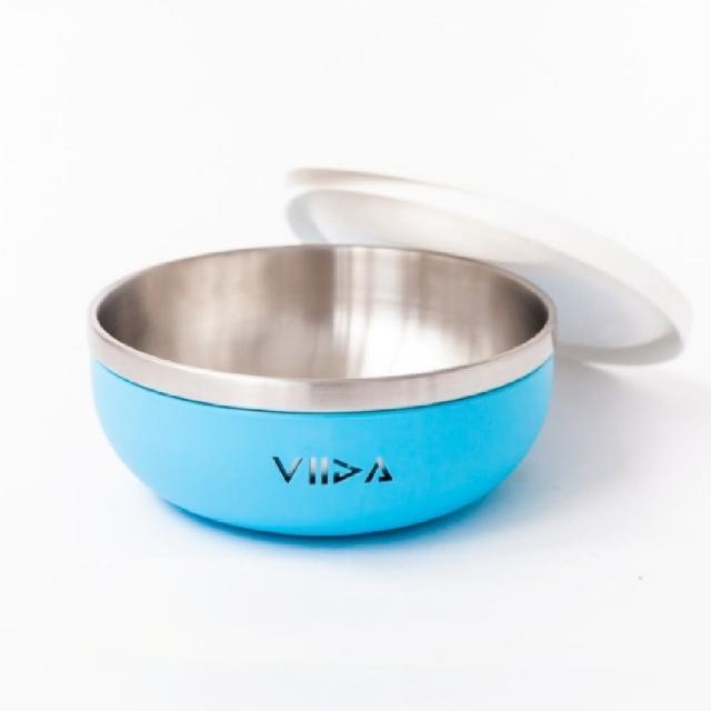 【VIIDA】Souffle 抗菌不鏽鋼餐碗(台灣製/兒童餐具/抗菌餐具/不鏽鋼餐具/學習餐具/寶寶餐碗)