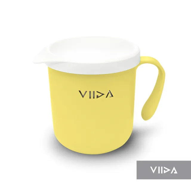 【VIIDA】Souffle 抗菌不鏽鋼餐杯(兒童餐具 抗菌不鏽鋼 寶寶餐杯 直飲水杯)