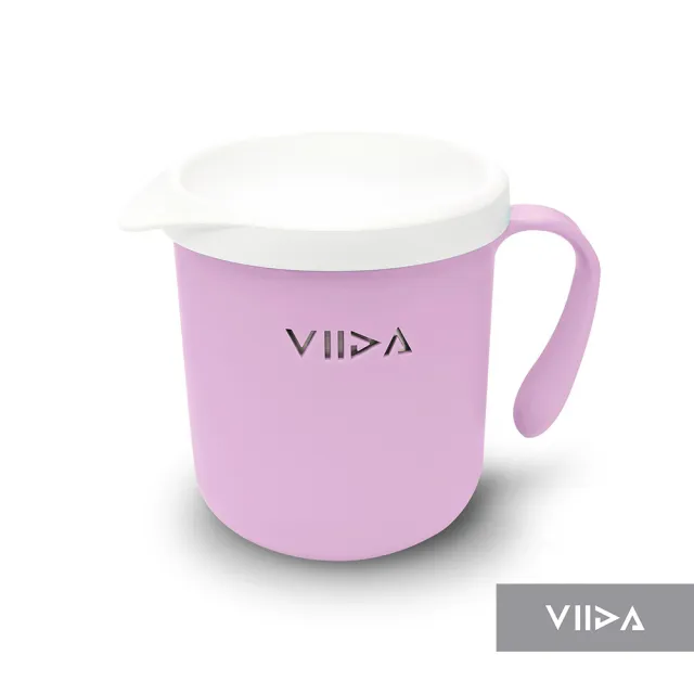 【VIIDA】Souffle 抗菌不鏽鋼餐杯(兒童餐具 抗菌不鏽鋼 寶寶餐杯 直飲水杯)