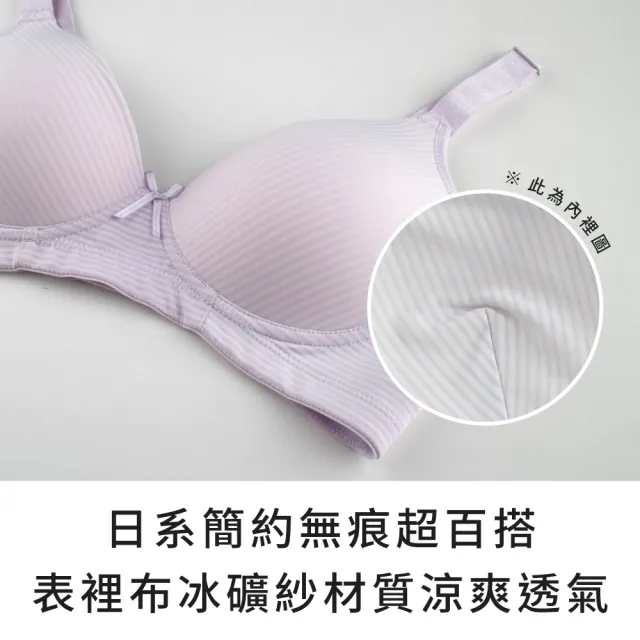 【玉如阿姨】沁夏Q凍內衣※0646黑(B.C罩 涼感 無鋼圈 無痕 舒適 居家 內搭 台灣製)