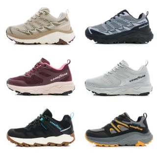 【GOODYEAR 固特異】越野運動鞋/女男款 透氣 耐磨 抓地力強(多款任選)