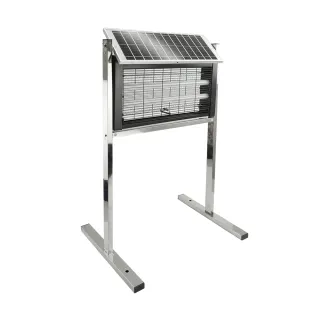 【OKAY!】太陽能滅蚊燈 補蚊神器 滅蚊燈 驅蚊器 增強二管20w 851-SK20W2T(戶外補蚊燈 落地T型支架)