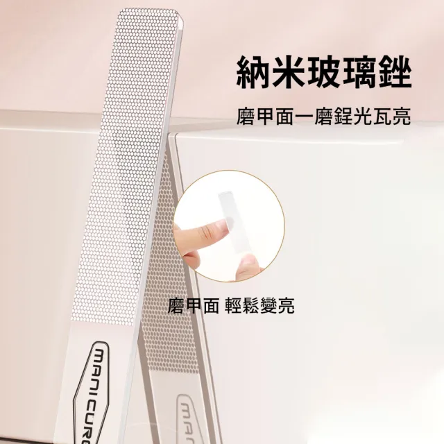 【MAANGE 瑪安格】多功能便攜指甲鉗 5件套組 甲溝炎修甲工具 美甲修剪工具(死皮剪 指甲刀 死皮推 指甲銼)