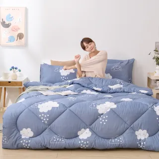 【DUYAN 竹漾】Heat-Fi 可水洗羽絲絨被 / 雲朵童話 台灣製