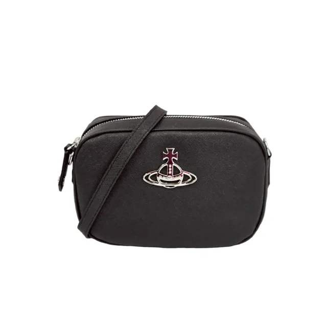 【Vivienne Westwood】Vivienne Westwood 薇薇安 防刮立體logo小方包(贈原廠防塵袋紙袋)