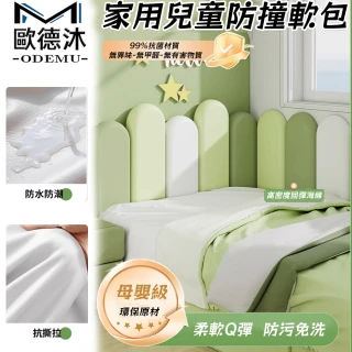【歐德沐】家用兒童防撞軟包 20*40公分 3入(壁貼 防撞壁貼 泡棉壁貼 背景墻 預購15天)