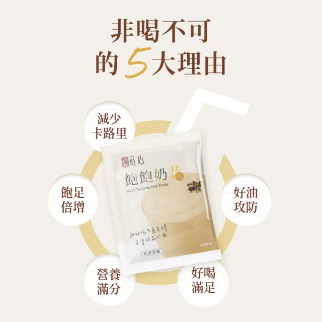 【蒔心】飽飽奶昔 紅茶拿鐵 4盒組(7入/盒-鮮奶茶/紅茶牛乳/高蛋白/膳食纖維/早餐/代餐/窈窕)