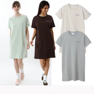 【Champion】官方直營 女款-刺繡LOGO寬版洋裝-4色可選(CW-X339-日規)