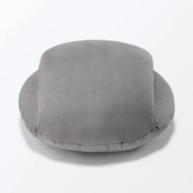 【MUJI 無印良品】午睡用柔軟多用途靠枕 成品尺寸:W35×L44×D22 cm(墨灰/淺米/薄荷綠)
