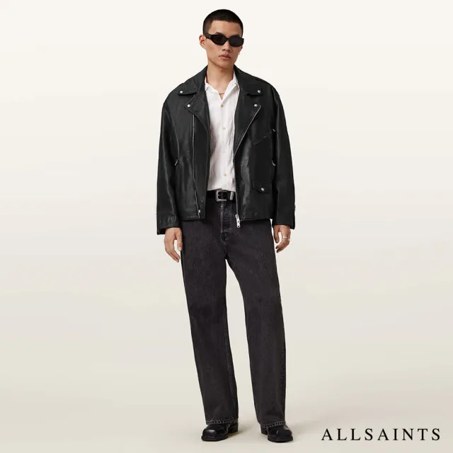 【ALLSAINTS】BRADFORD 寬鬆羊皮騎士皮衣 M005LD(舒適版型)
