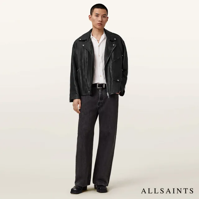 【ALLSAINTS】BRADFORD 寬鬆羊皮騎士皮衣 M005LD(舒適版型)