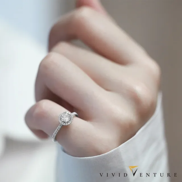 【Vividventure 亞帝芬奇】14K GIA 50分 DVS2 3EX 八心八箭 無螢光 天然鑽石 真鑽 戒指 永恆為愛