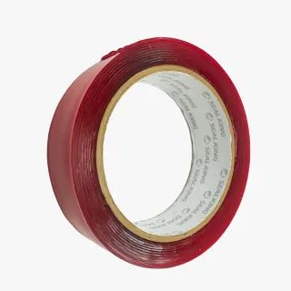 【CLEAN 克林】易利黏 透明壓克力泡棉30mm*3M(奈米雙面膠 無痕透明 防水膠 汽車膠帶 免釘膠帶)