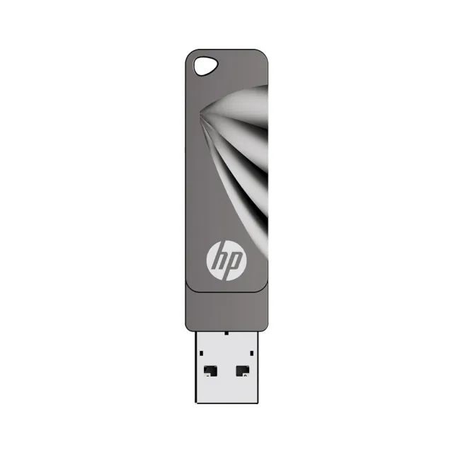 【HP 惠普】64GB 雙用隨身碟 Type-C + A 金屬製 USB 3.2 讀取高達 120 MB/s(x762c)
