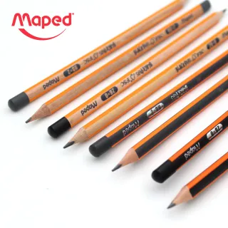 【Maped】國民三角鉛筆12入-兩款任選(HB 2B 鉛筆)