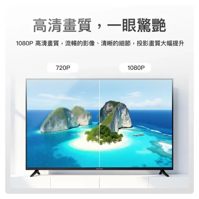 第七代無線投影HDMI電視棒 適用蘋果iPhone/iPad/手機/平板/筆電投影
