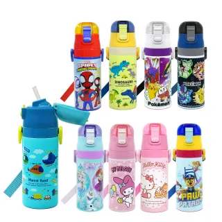 【Skater】吸管不鏽鋼保溫-兒童水壺400ml(迪士尼)