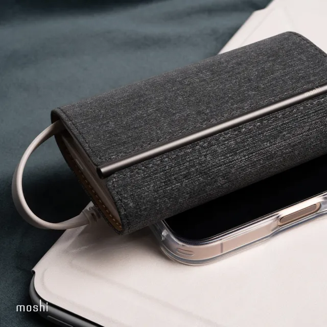 【moshi】IonGo 10K Duo-C  PD充電帶線行動電源 附雙USB-C充電線(USB-C行動電源)