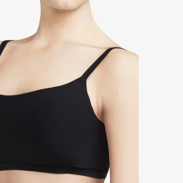 【Chantelle 仙黛爾】Soft Stretch.涼感無痕透氣無鋼圈輕運動內衣 黑色.16A20_011(超強彈力.超包覆)