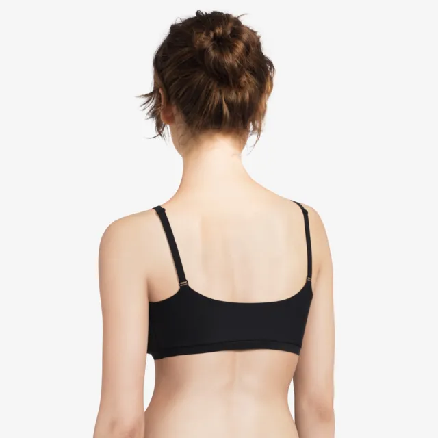 【Chantelle 仙黛爾】Soft Stretch.涼感無痕透氣無鋼圈輕運動內衣 黑色.16A20_011(超強彈力.超包覆)