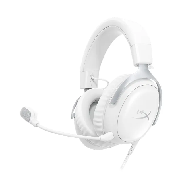 【HyperX】Cloud III 颶風3 — 遊戲電競耳機 純白(BS7C1AA)
