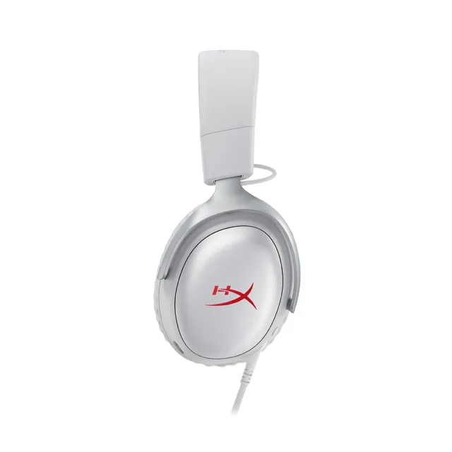 【HyperX】Cloud III  颶風3 — 遊戲電競耳機 灰紅(B96MXAA)