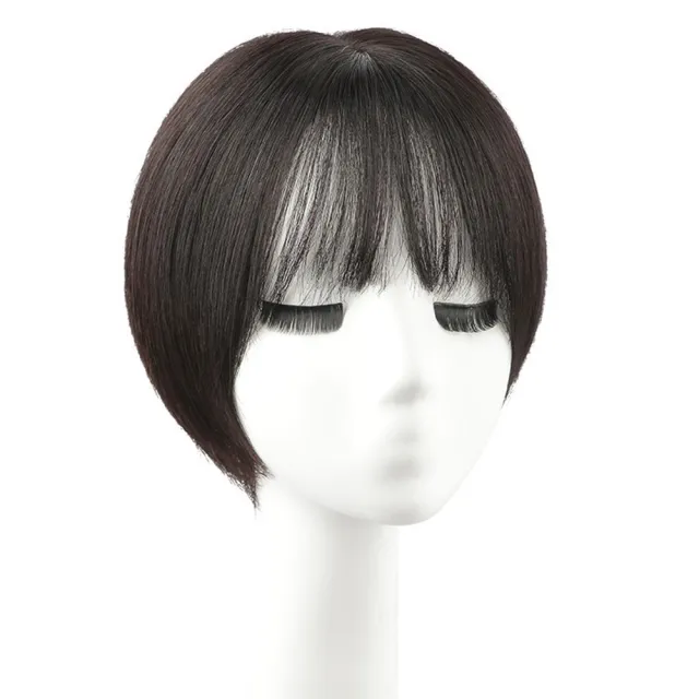 【巴黎精品】真髮短髮整頂假髮透氣輕量免打理假髮隱形增髮(減齡掛耳短髮女假髮n1ky30)