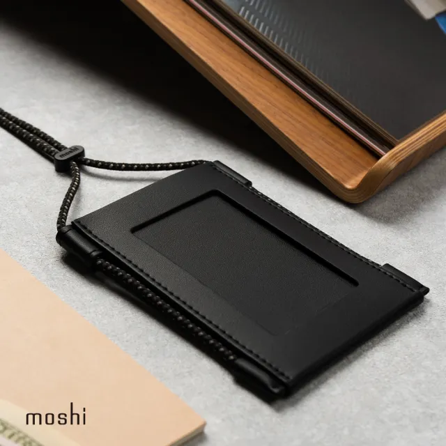【moshi】雙卡直橫兩用掛繩證件套