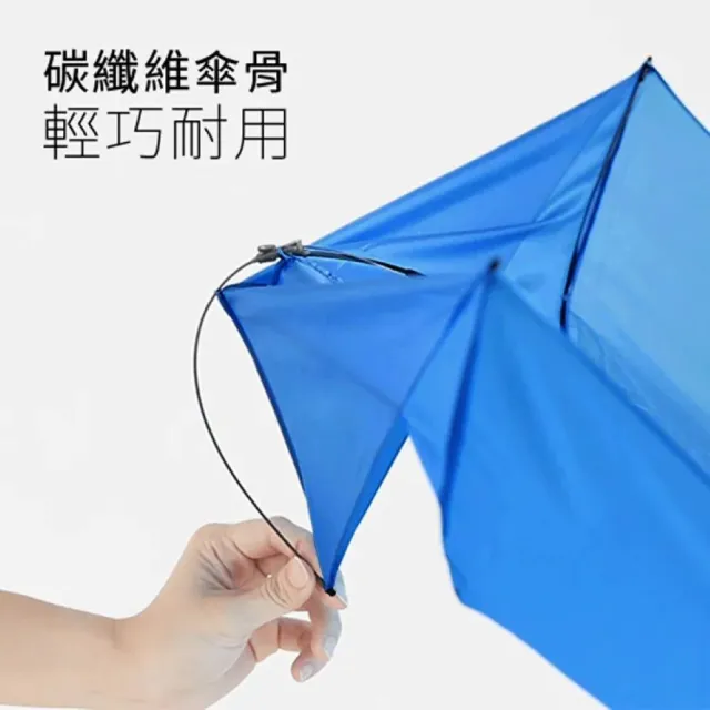 【雨傘王】BigRed 極度輕 超輕量95g 手開傘 折疊傘 登山旅遊必備 口袋傘 1人撐(終身免費維修)