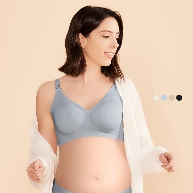 【Gennies 奇妮】哺乳內衣 冰絲涼感無痕無鋼圈內衣(共4色)