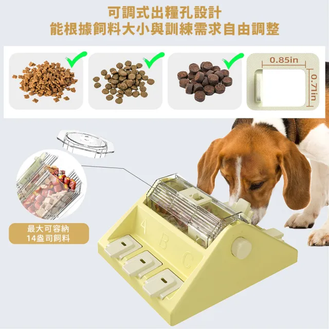 【KADTC】轉轉智趣盤(多功能 寵物益智玩具 藏食玩具 狗玩具 慢食 寵物訓練 防滑)