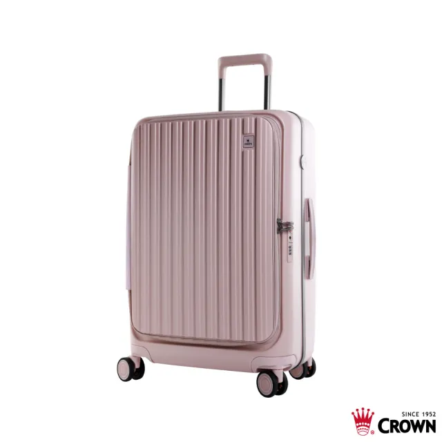 【CROWN 皇冠】假日照常配送 Boxy 29吋 前開式框架拉桿箱 (行李箱/旅行箱)
