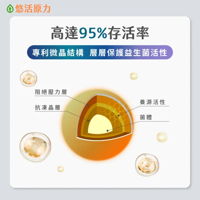 【悠活原力】400億敏立清益生菌x2盒(30包/盒 共60包 調整體質/純淨0添加/雙專利菌株/B-聚葡萄糖)