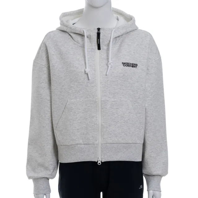 【SKECHERS】女拉鍊連帽外套(L325W010-0248)