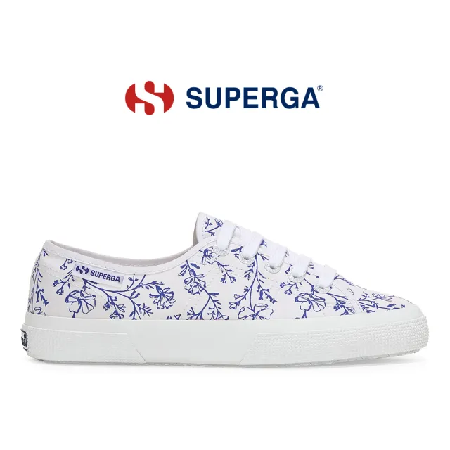 【SUPERGA】帆布鞋 女鞋 休閒鞋 3750 輕量系列 印花 親子款 白 S21523W-A9A