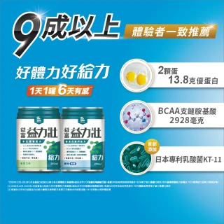 【益富】任選-益力壯給力原味無糖/香草 優蛋白高鈣配方 250ml*24入(成人營養品、兩顆蛋優蛋白營養素)