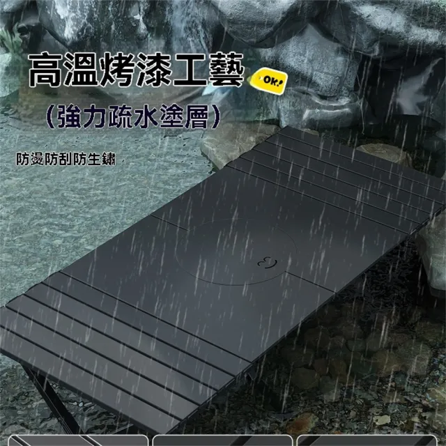戶外露營桌 燒烤桌 折疊桌 便攜式野炊餐桌 夜市簡易擺攤桌子 工作台(便攜式野炊餐桌)