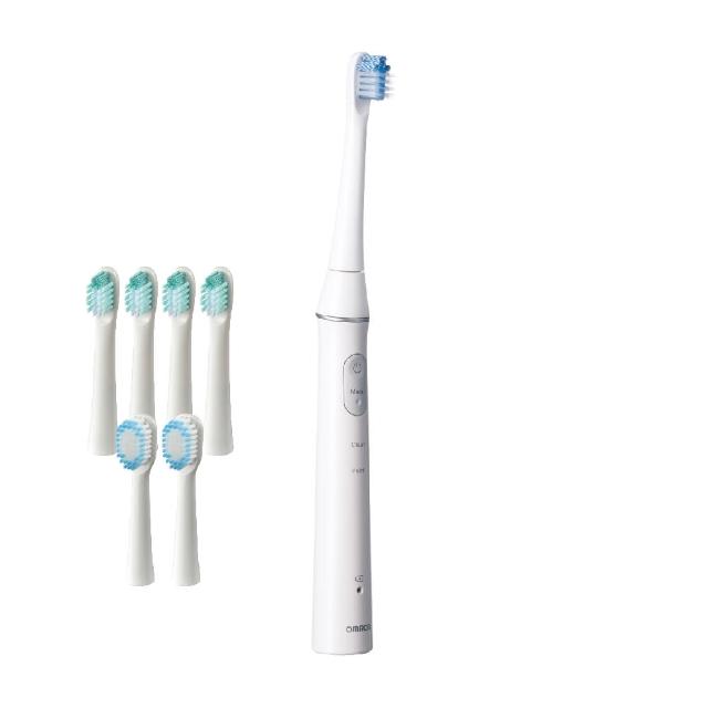 【OMRON 歐姆龍】歐姆龍音波式充電型電動牙刷 白色 HT-B320-TW
