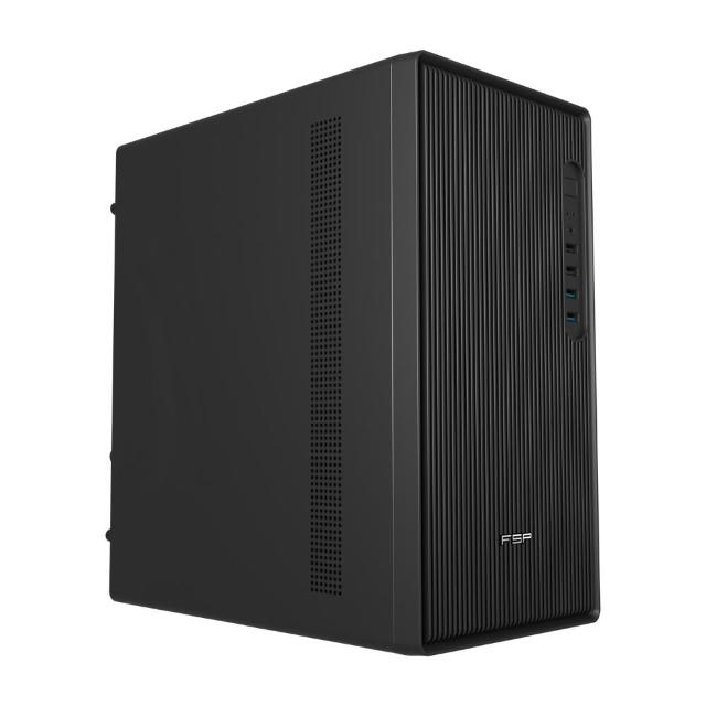 【FSP 全漢】S120-B 文書機殼(M-ATX/柵欄面板/內附1風扇/顯卡長25.5cm)