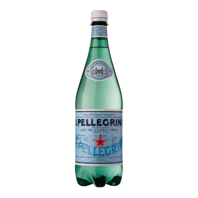【S.Pellegrino 聖沛黎洛】氣泡礦泉水PET瓶（1000mlx12入/箱）(進口氣泡水/官方直營)