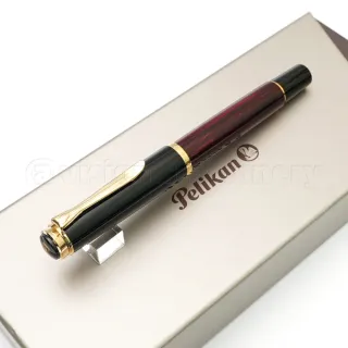 【Pelikan】百利金《M200 鋼筆 Red Marbled 紅色大理石紋》