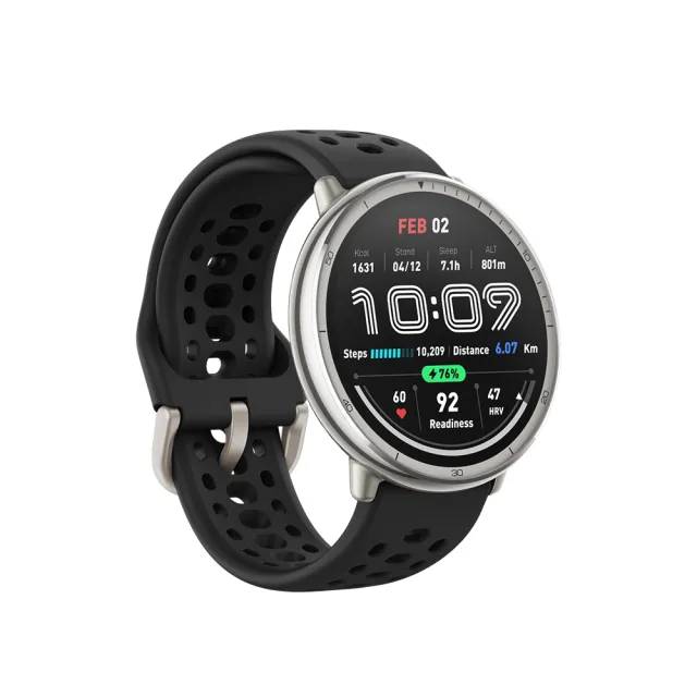 【Amazfit 華米】Active 2 44mm智慧手錶(160+種運動模式/24HR健康偵測/5ATM防水/HYROX比賽模式)